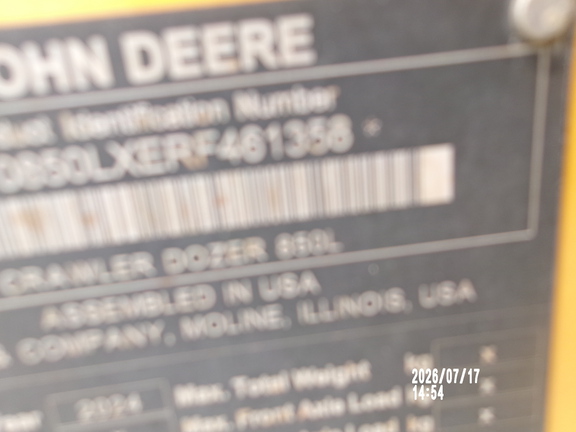 2024 John Deere 850L