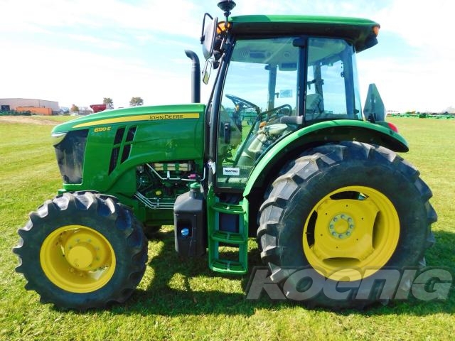 Used 2022 John Deere 6120E Cab Utility Tractors at Koenig Equipment in Richmond, IN - PhotoXL2