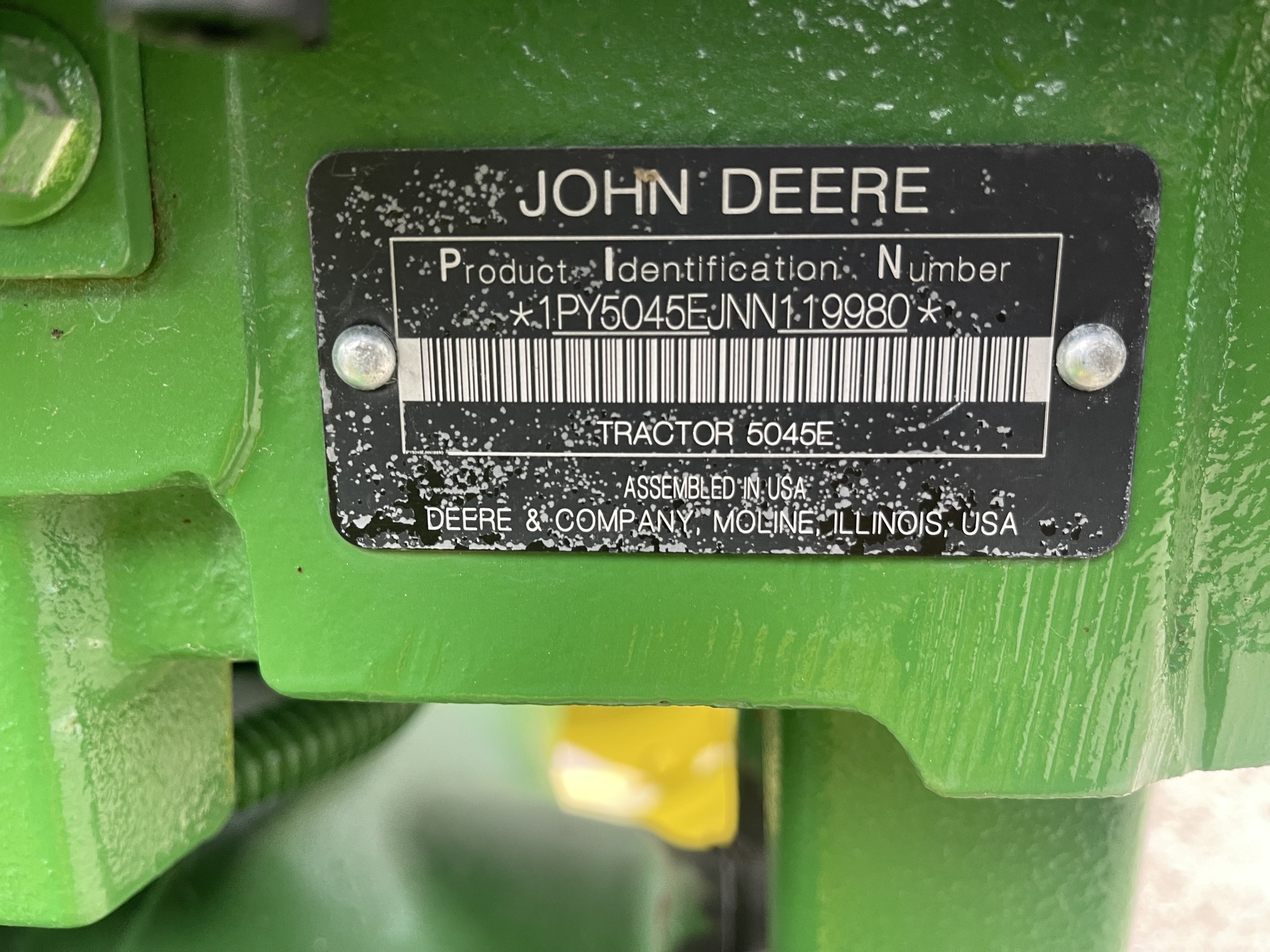  2022 John Deere 5045E at Heritage Tractor in Roanoke, IL