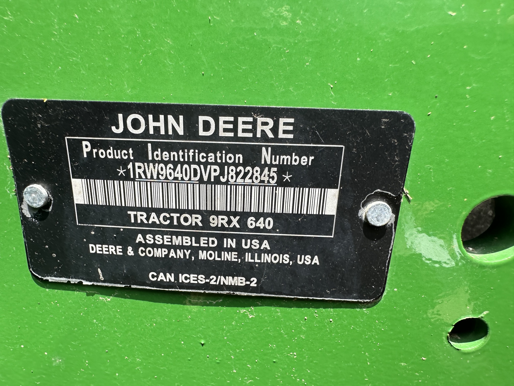 2023 John Deere 9RX 640 Image 10