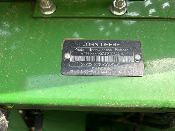 2022 John Deere S770 (3rd thumbnail)