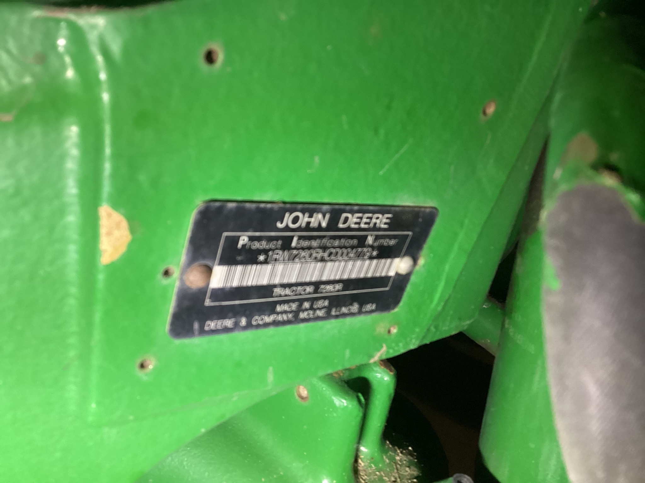 2012 John Deere 7260R Image 27