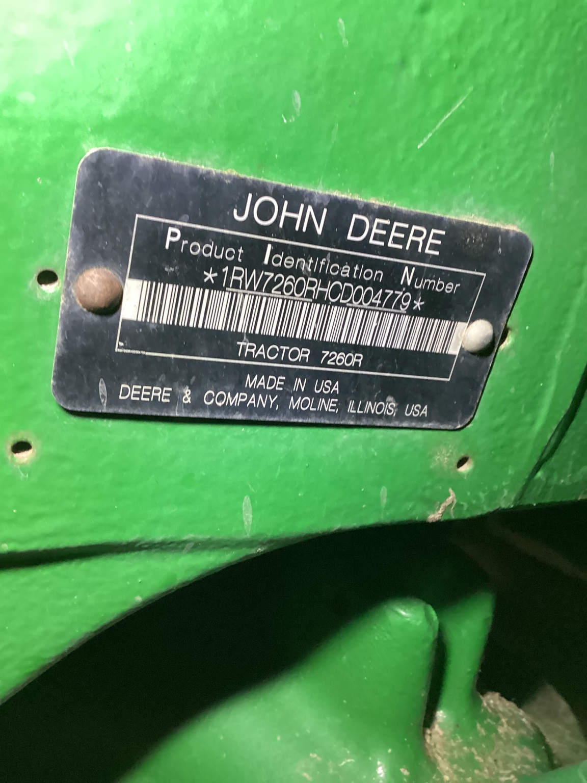 2012 John Deere 7260R Image 21