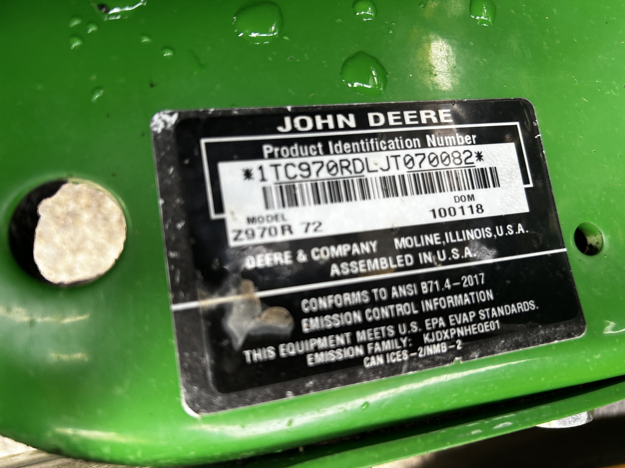 2019 John Deere Z970R Image 12