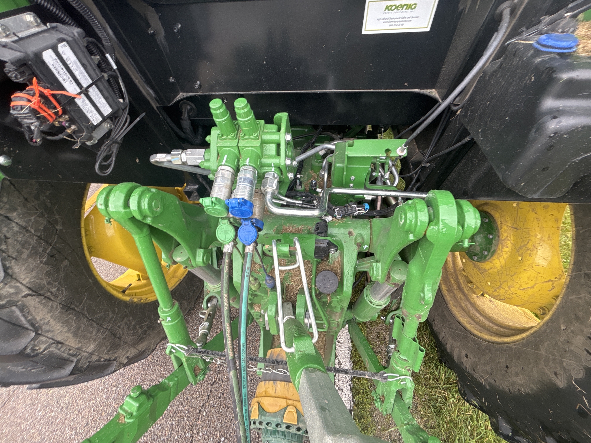 Used 2024 John Deere 6105E Cab Utility Tractors at Koenig Equipment in Greenville, OH - PhotoXL9