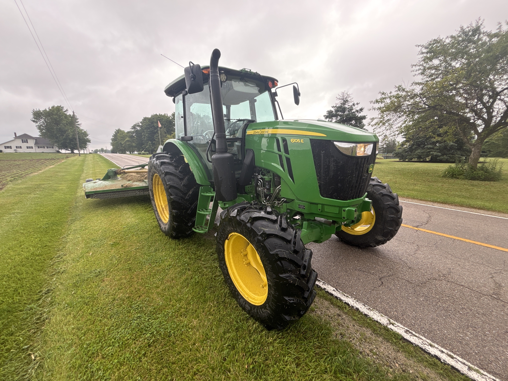 Used 2024 John Deere 6105E Cab Utility Tractors at Koenig Equipment in Greenville, OH - PhotoXL1