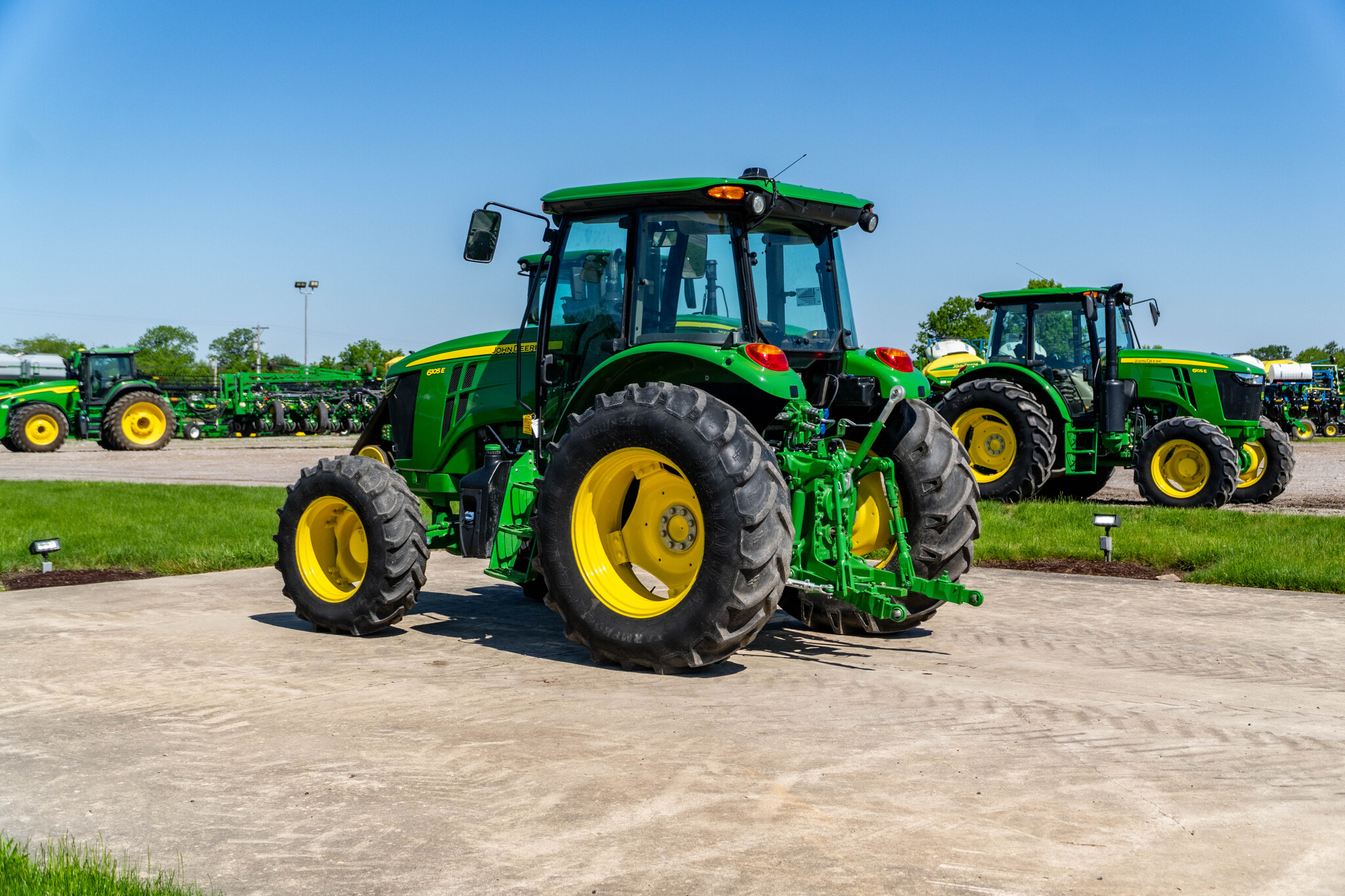 Used 2024 John Deere 6105E Cab Utility Tractors at Koenig Equipment in Anna, OH - PhotoXL2