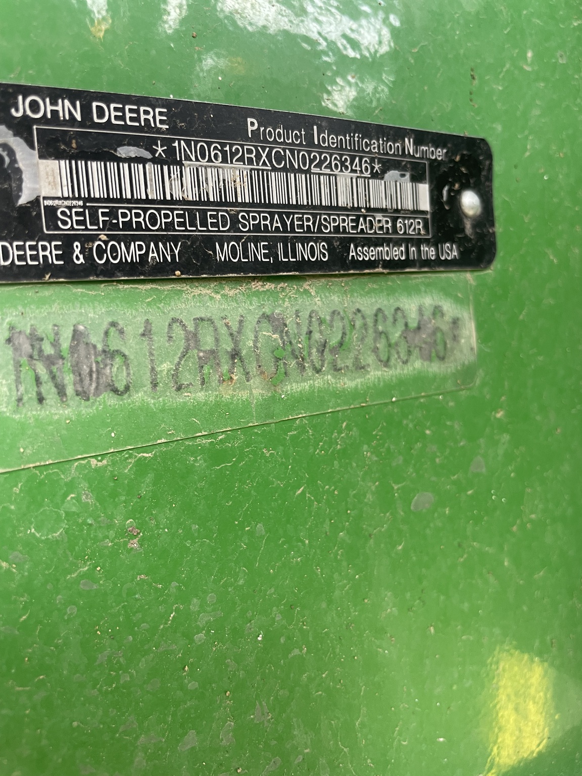 2022 John Deere 612R Image 2