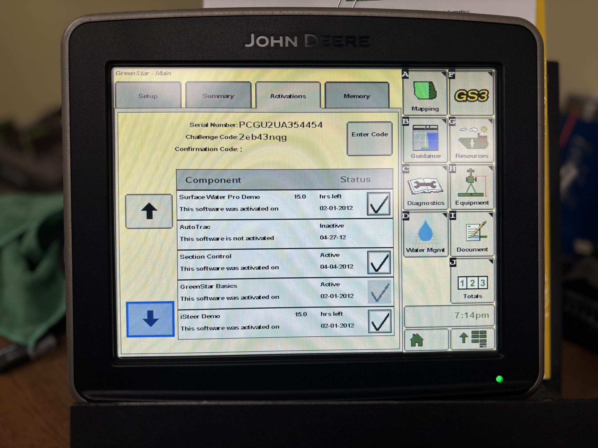 2012 John Deere 2630 Display Image 3