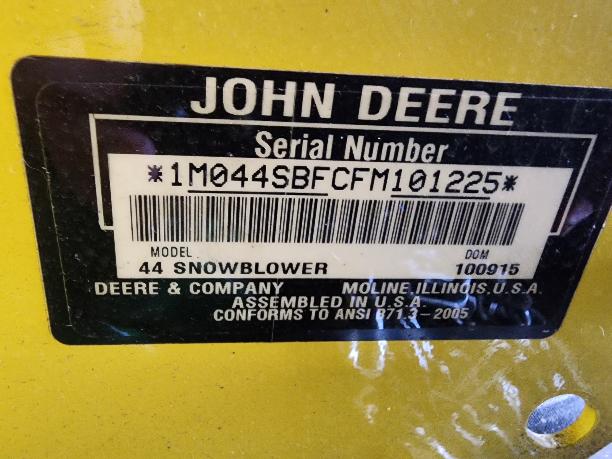 2015 John Deere X360 Image 12