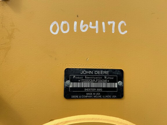2018 John Deere 332G