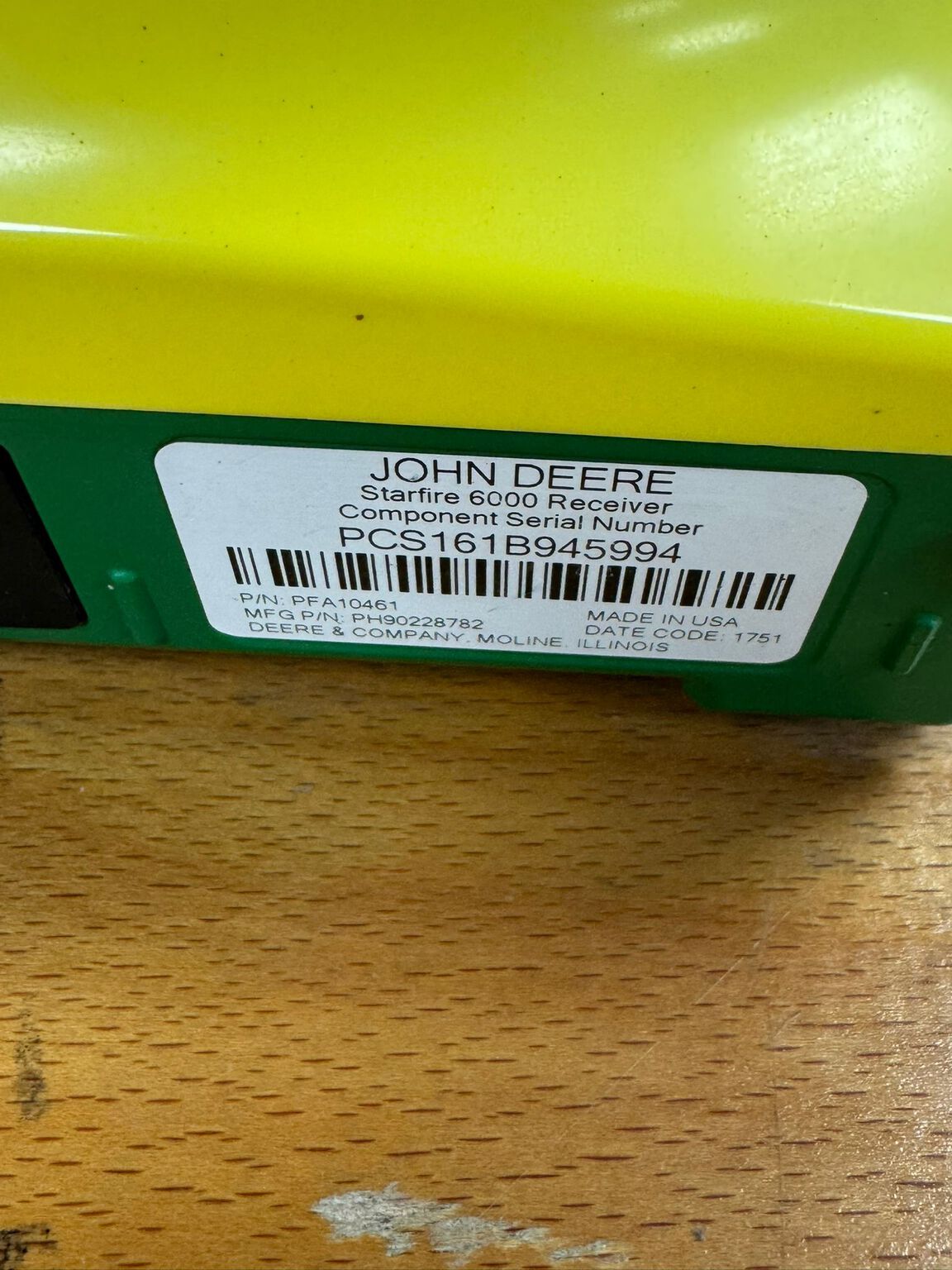 John Deere SF6000