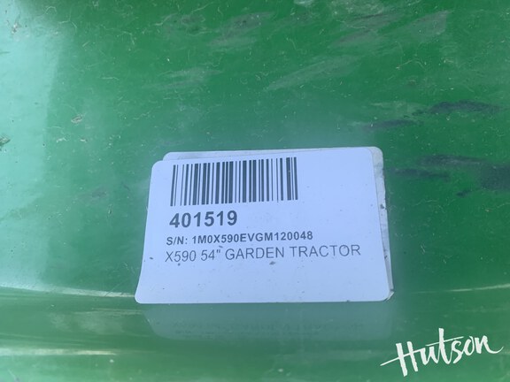 Photo of 2016 John Deere X590