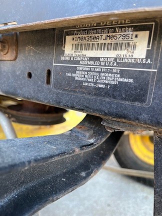 2016 John Deere X350