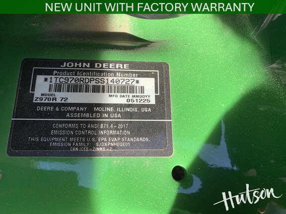 Photo of 2025 John Deere Z970R