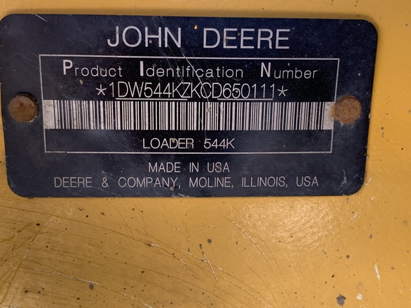 2013 John Deere 544K