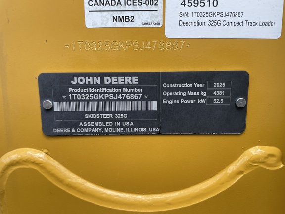 2025 John Deere 325G