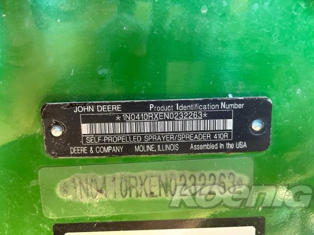 Used 2023 John Deere 410R Self Propelled Sprayers at Koenig Equipment in Anna, OH - PhotoXL31