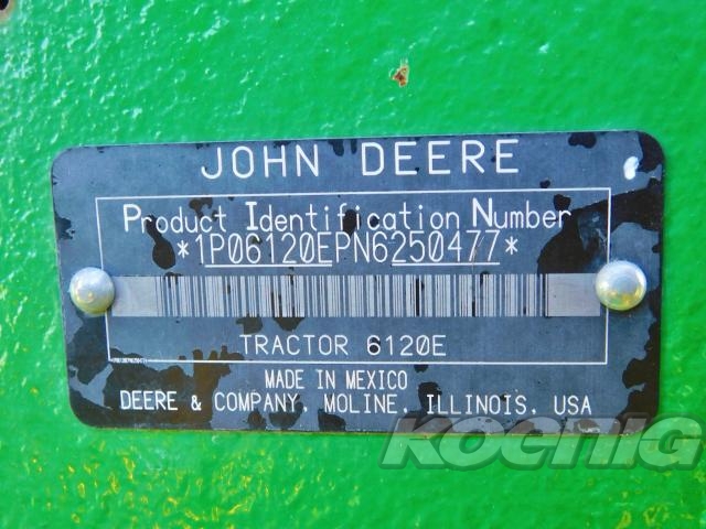 Used 2022 John Deere 6120E Cab Utility Tractors at Koenig Equipment in Greenville, OH - PhotoXL27