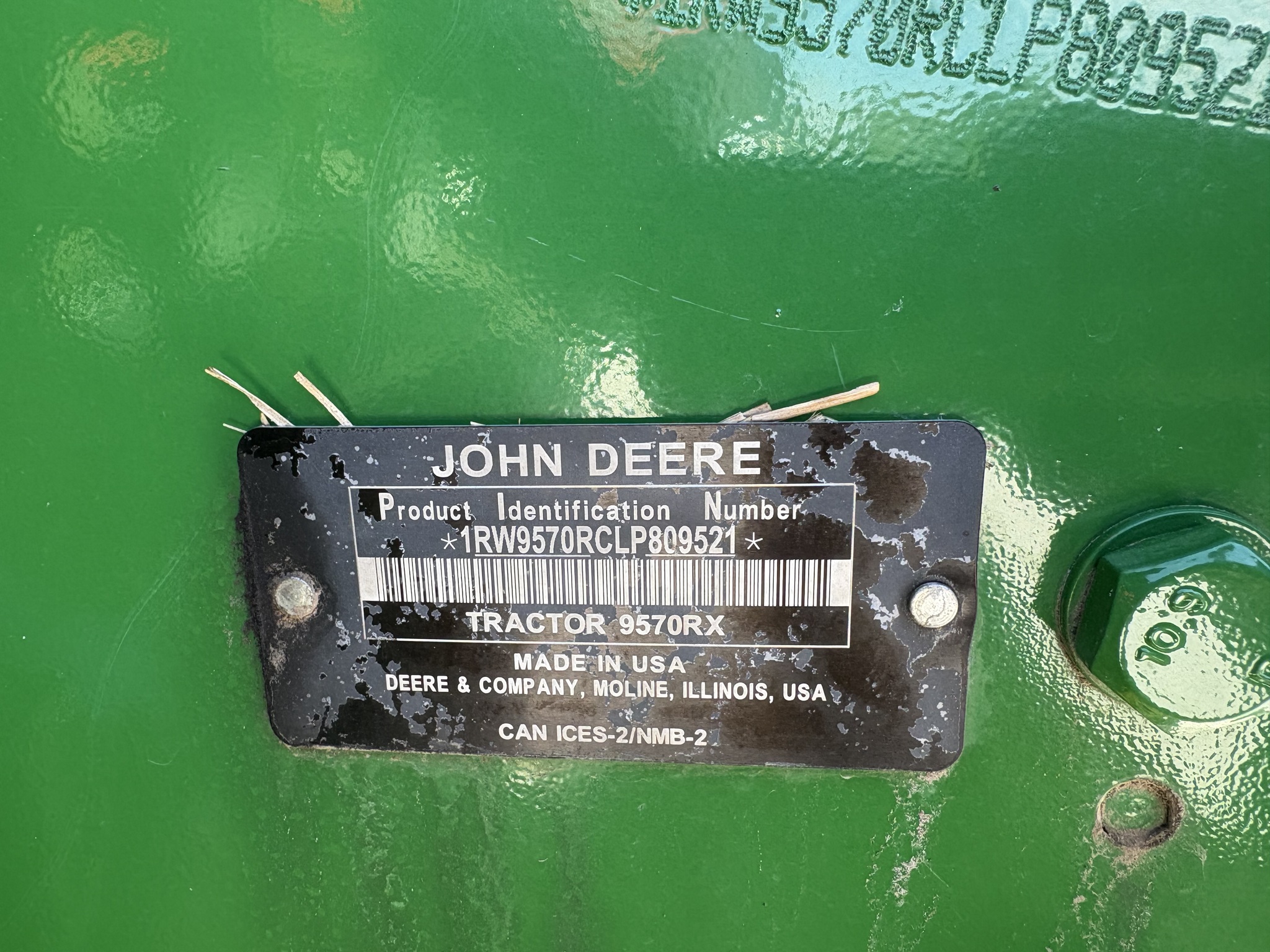  2020 John Deere 9570RX at Heritage Tractor in Macomb, IL