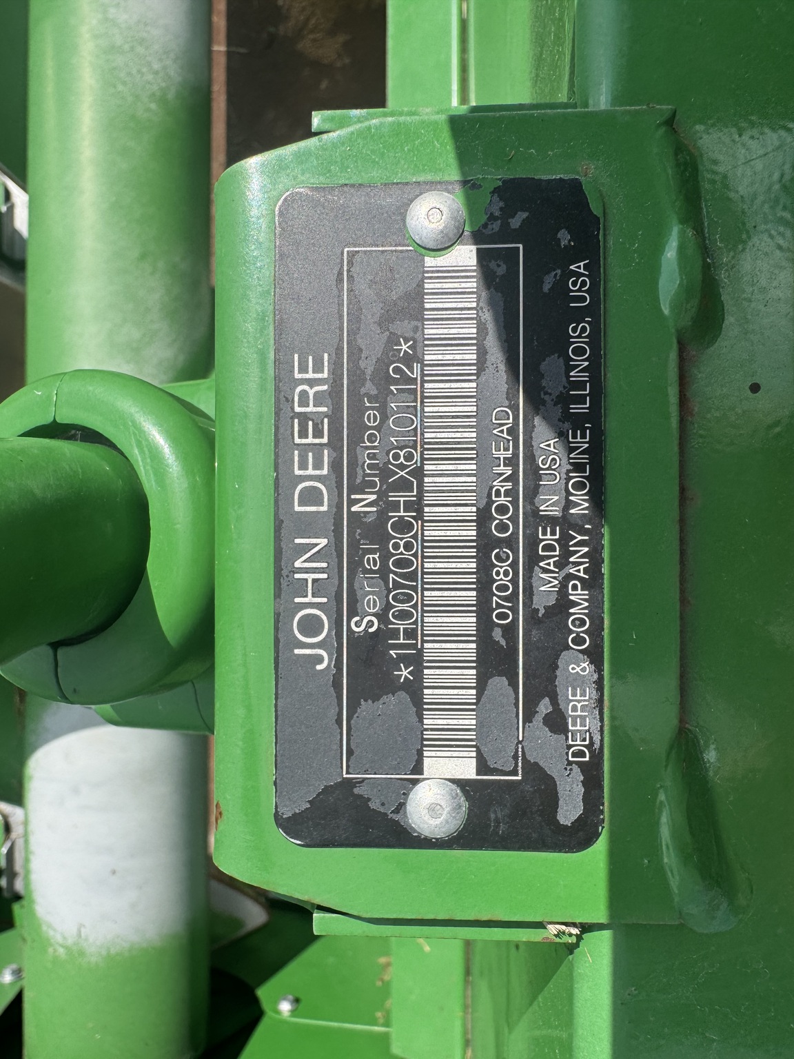  2020 John Deere 708C at Heritage Tractor in Monmouth, IL