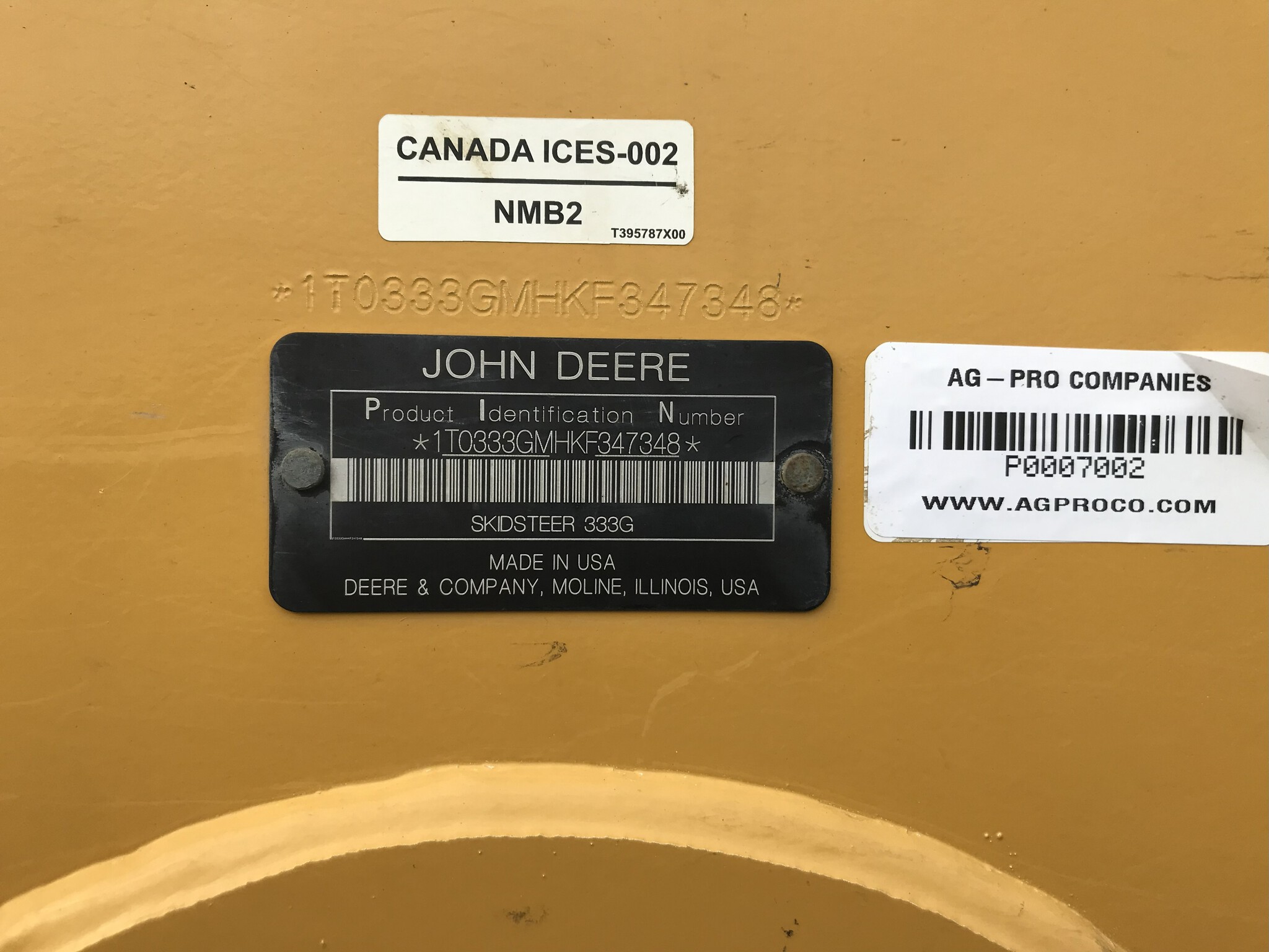 2019 John Deere 333G Image 15