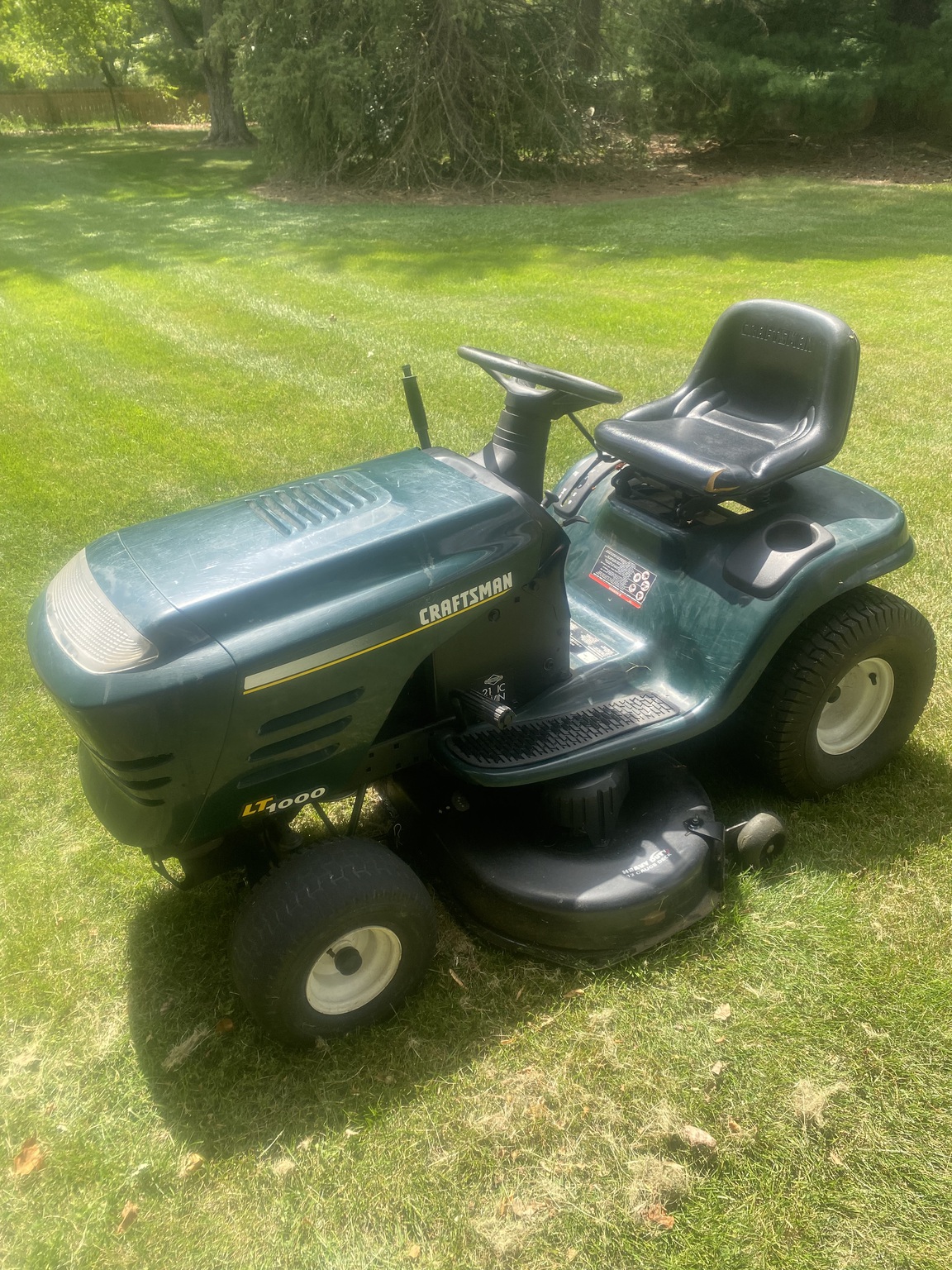2001 Craftsman LT1000 Image 2