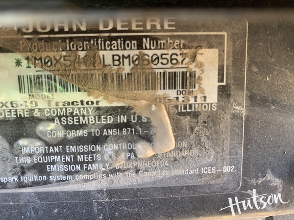 Photo of 2011 John Deere X540