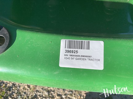 Photo of 2011 John Deere X540