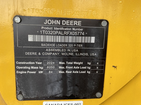 2023 John Deere 320 P