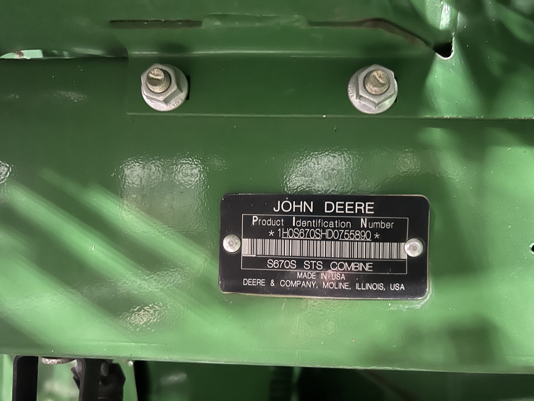 2013 John Deere S670 Image 39