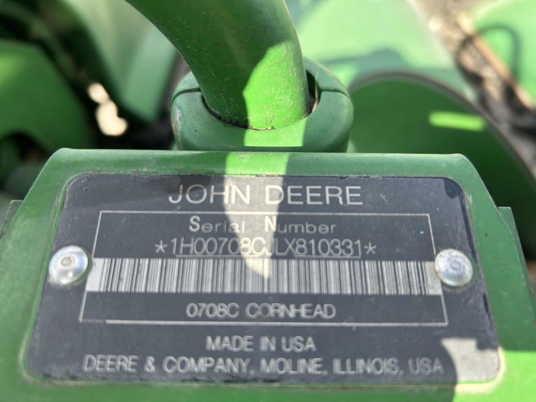  2020 John Deere 708C at Heritage Tractor in Adrian, MO