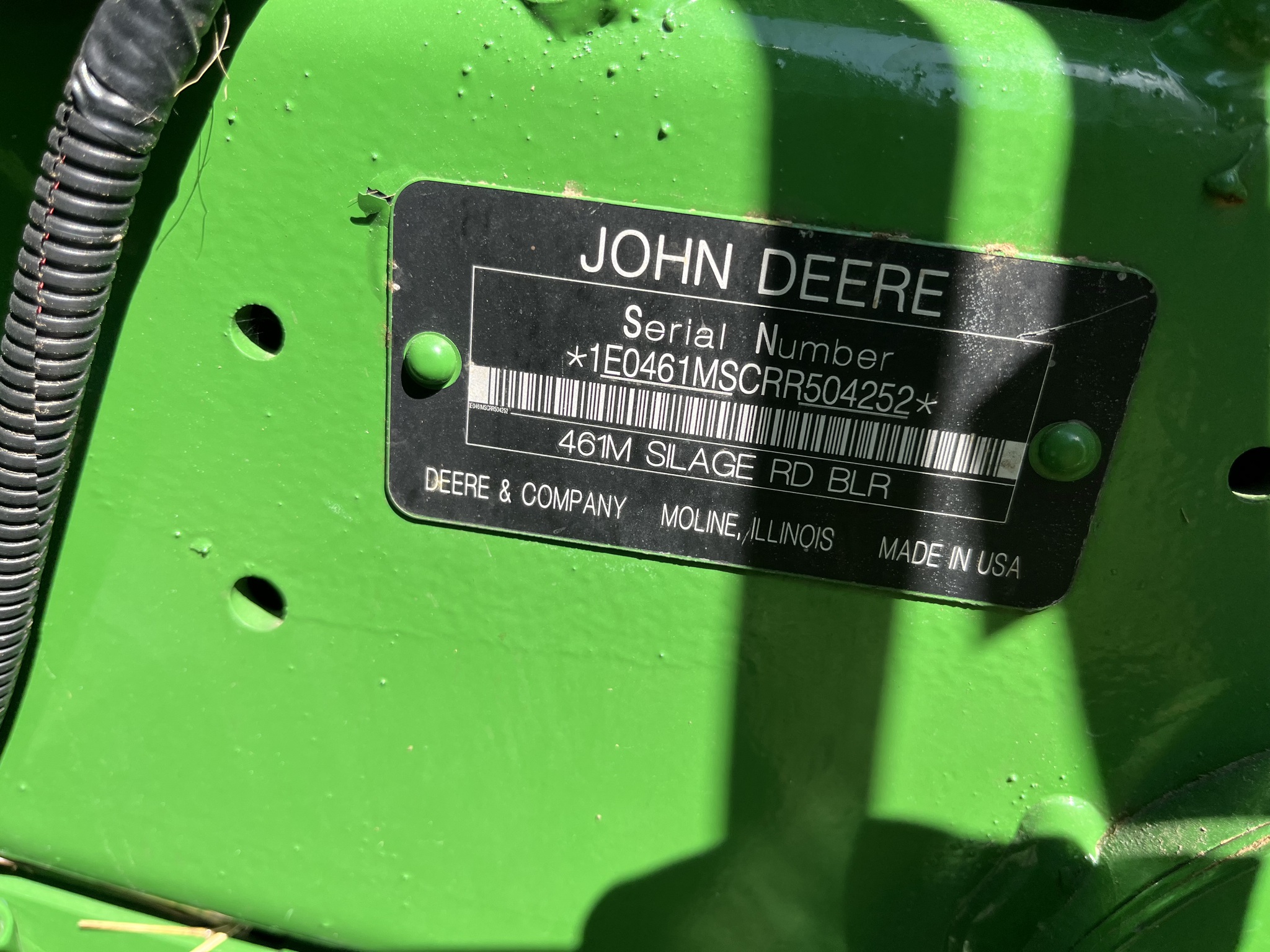 2024 John Deere 461M at Heritage Tractor in Lockwood, MO