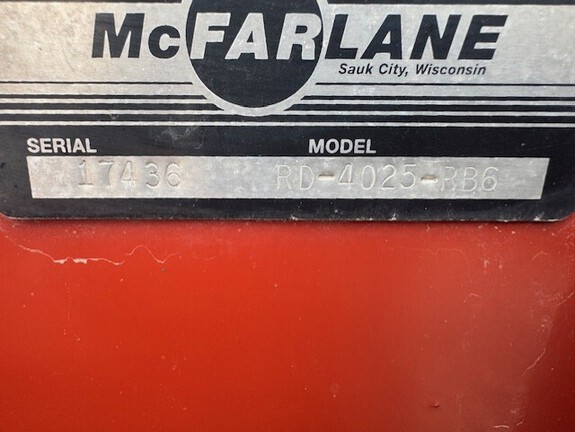 2010 McFarlane RD-4025-RB6