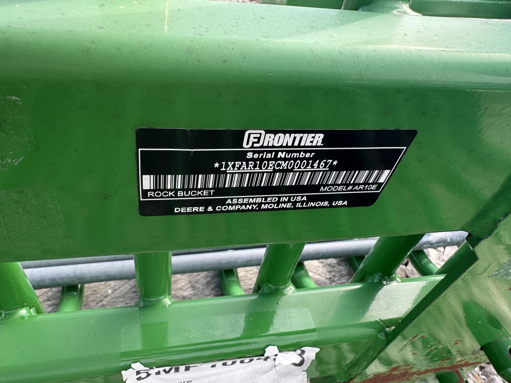  2021 Frontier AR10E-75 ROCK BKT 300X/CX/4&500-XF at Heritage Tractor in Pittsburg, KS