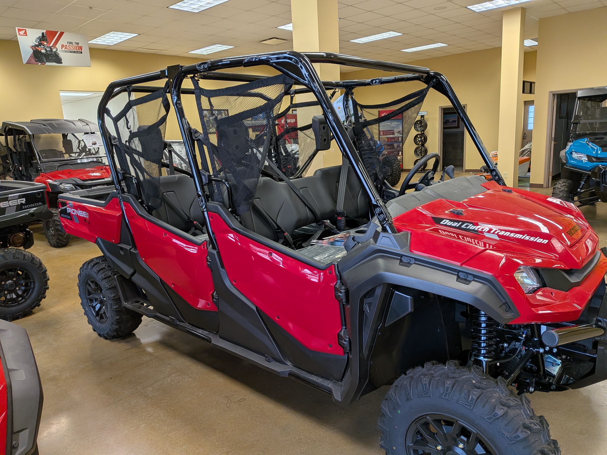  2025 Honda SXS10M6DS RED PIONEER at Heritage Tractor in Galesburg, IL