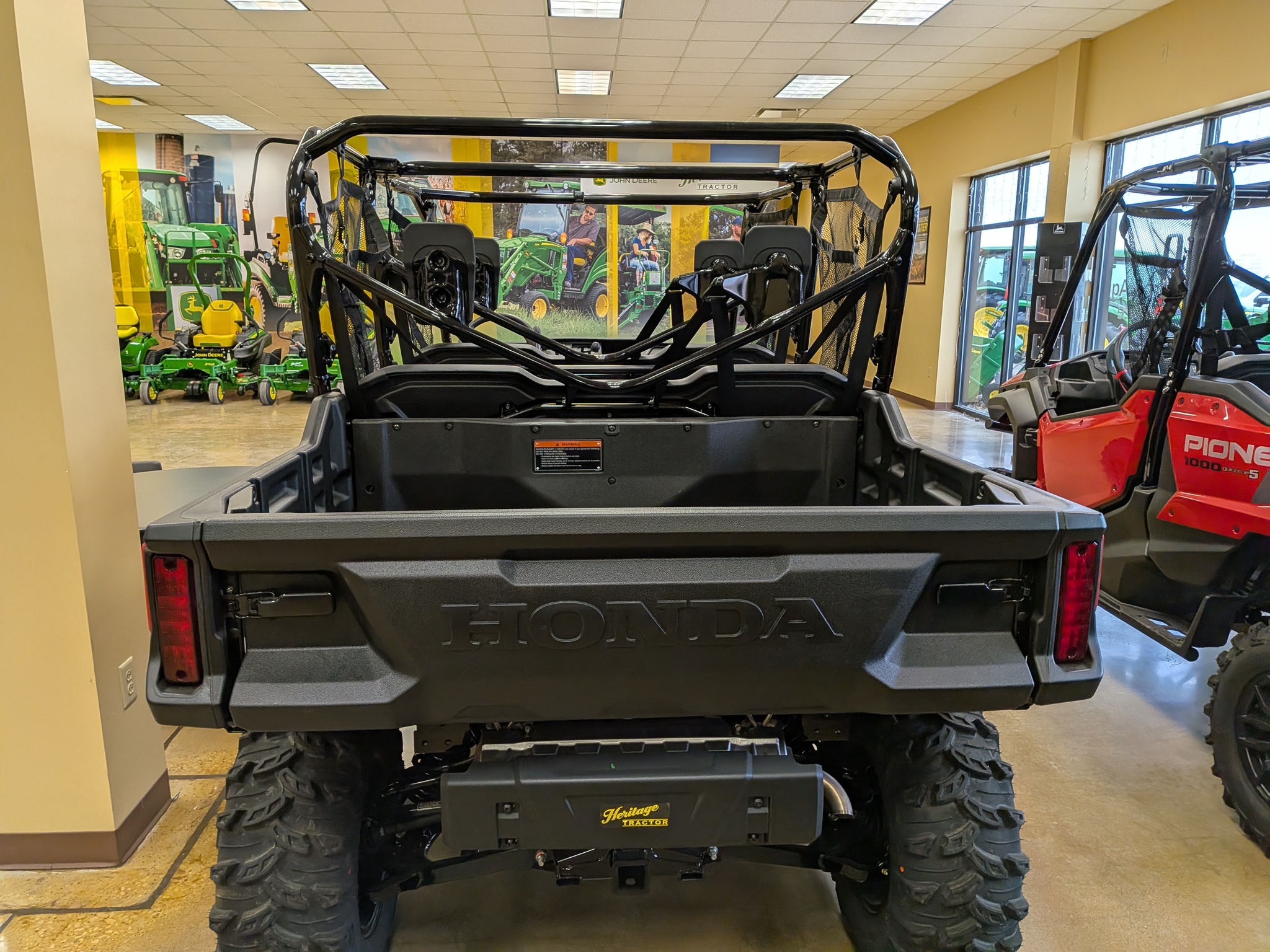  2025 Honda SXS10M6DS RED PIONEER at Heritage Tractor in Galesburg, IL