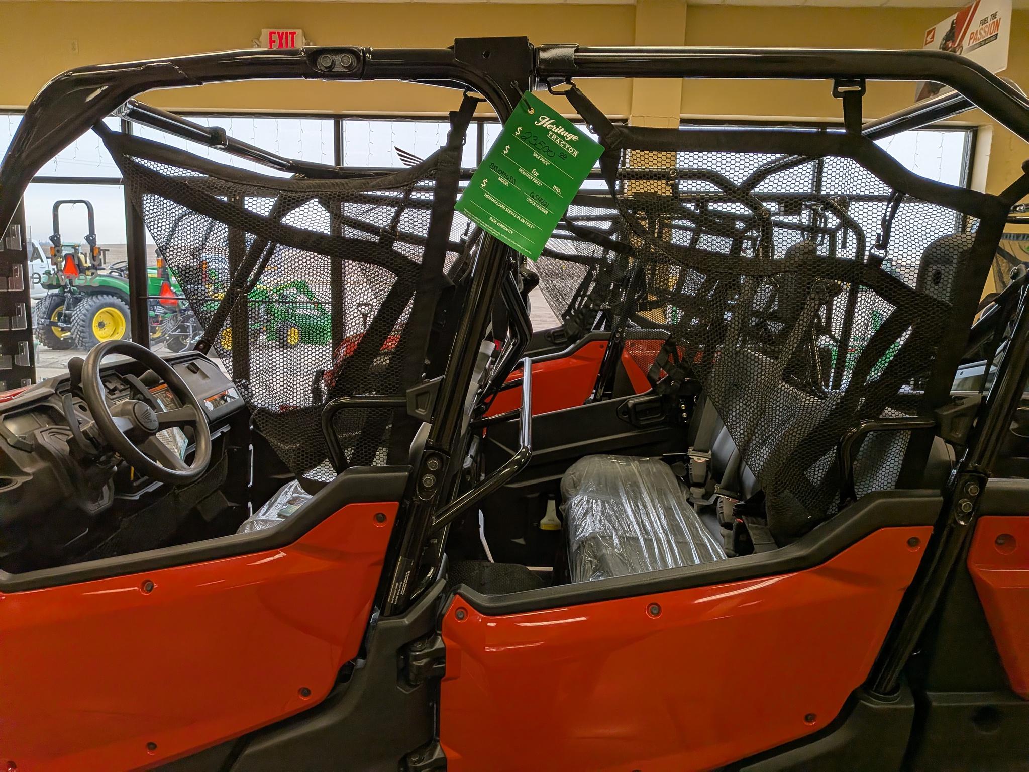  2025 Honda SXS10M6DS RED PIONEER at Heritage Tractor in Galesburg, IL