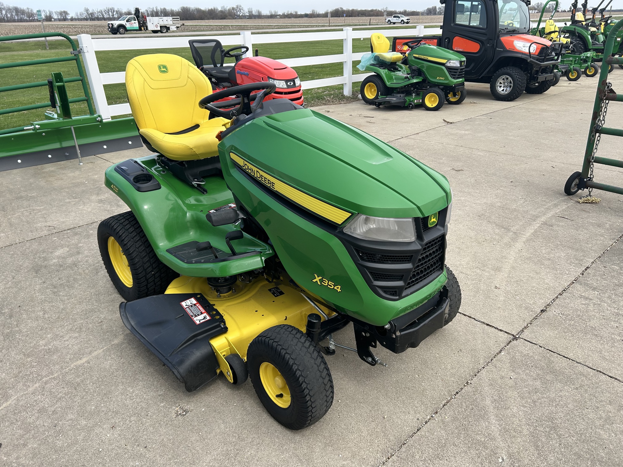  2022 John Deere X354 at Heritage Tractor in Streator, IL