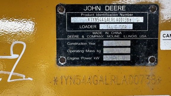 2025 John Deere 544 G