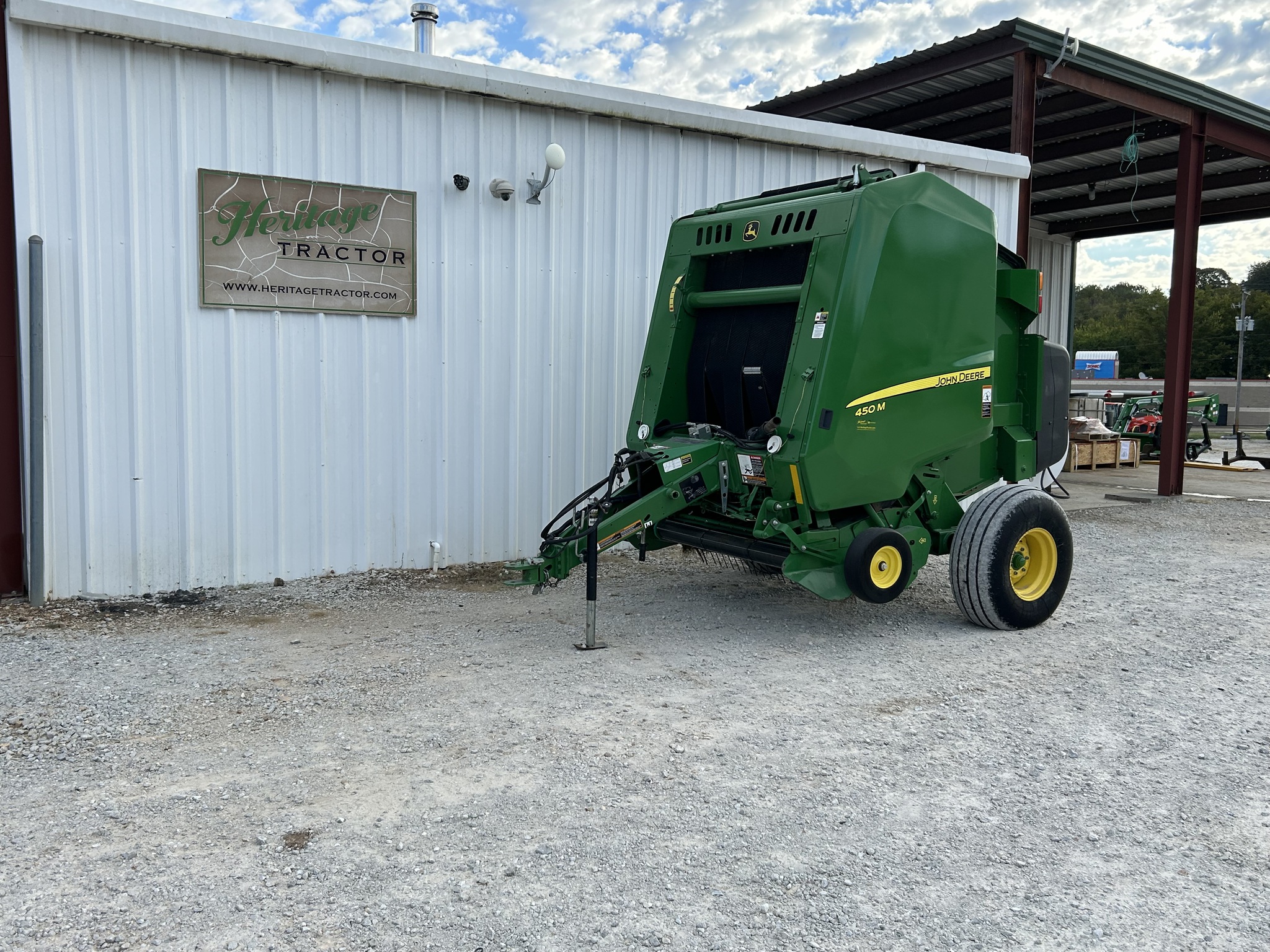  2018 John Deere 450M at Heritage Tractor in Harrison, AR
