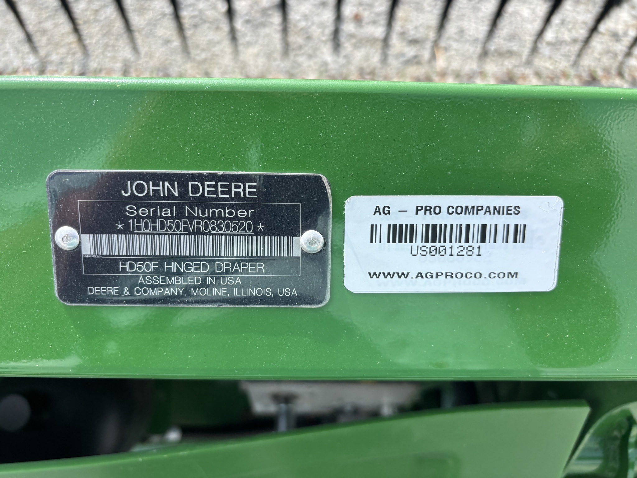 2024 John Deere HD50F Image 5