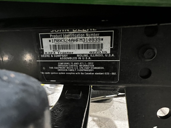 2015 John Deere X324 - Photo27