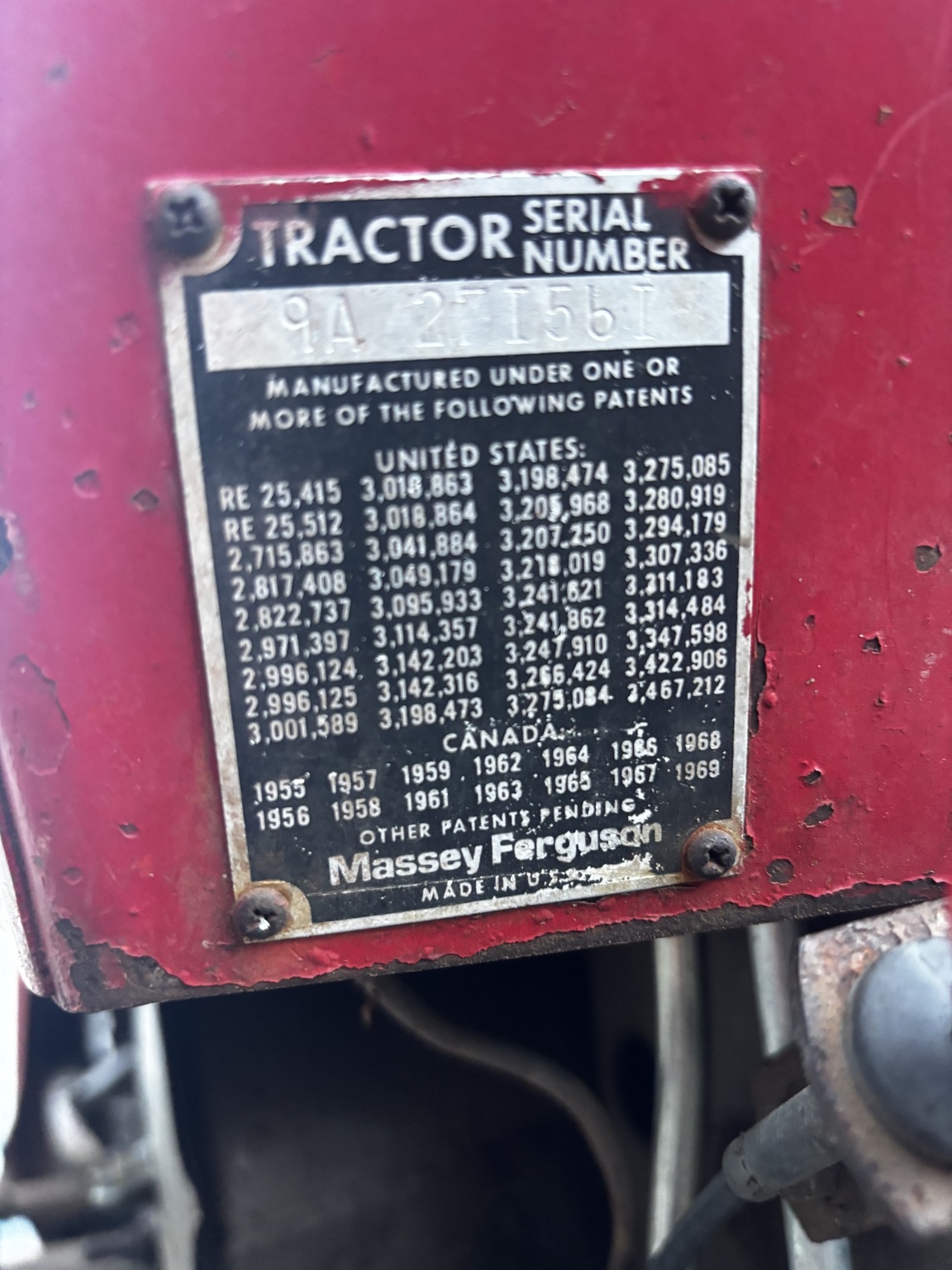 1978 Massey Ferguson 245 Image 8