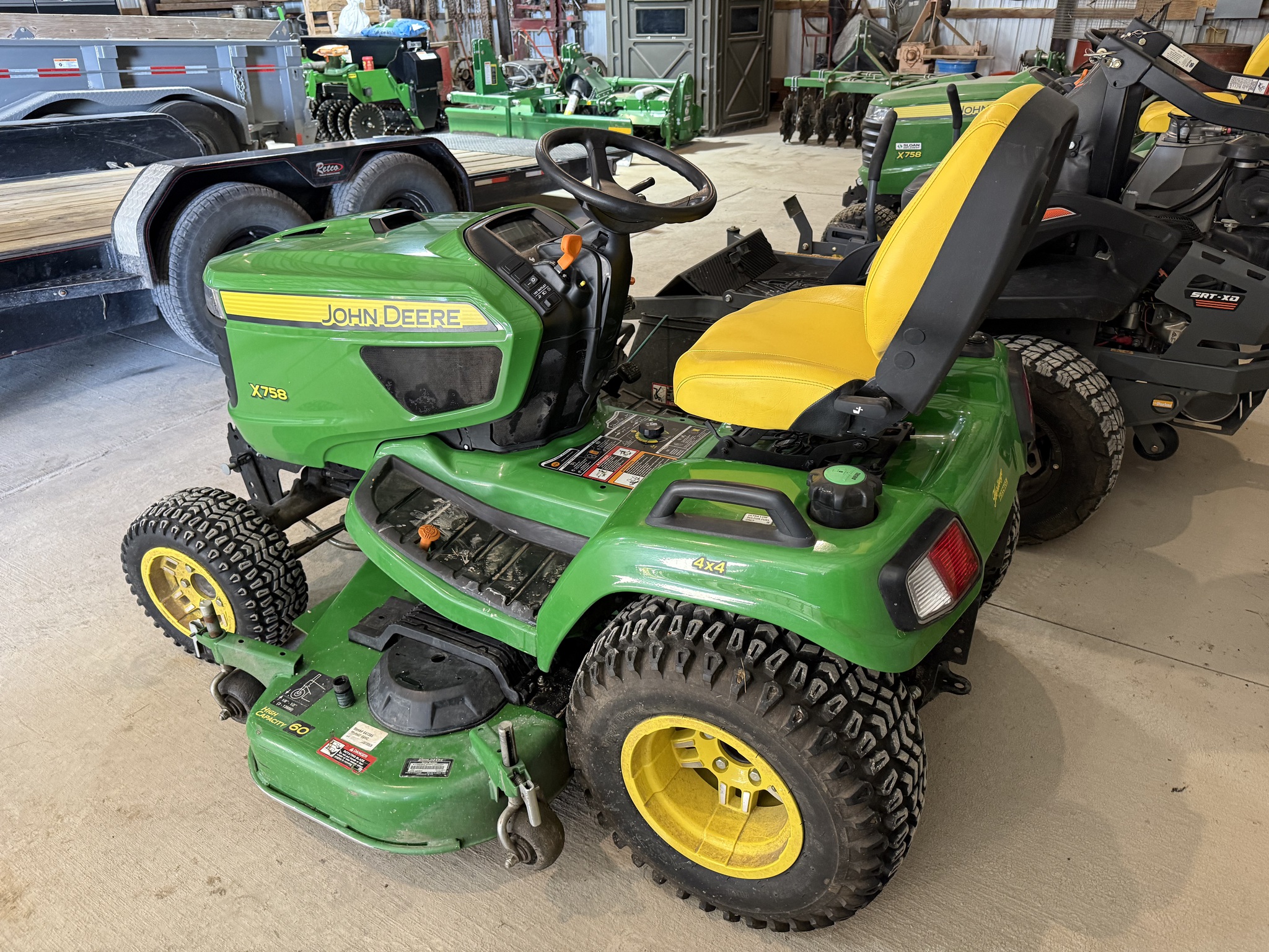  2025 John Deere X758 at Heritage Tractor in Brimfield, IL