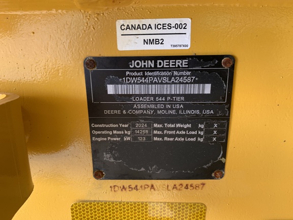2025 John Deere 544 P