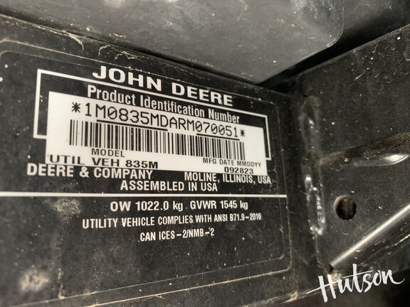 Photo of 2024 John Deere XUV 835M