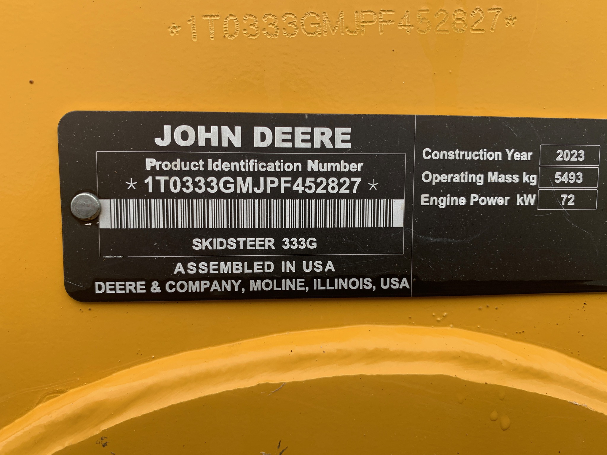  2023 John Deere 333G at Heritage Tractor in Lamar, MO