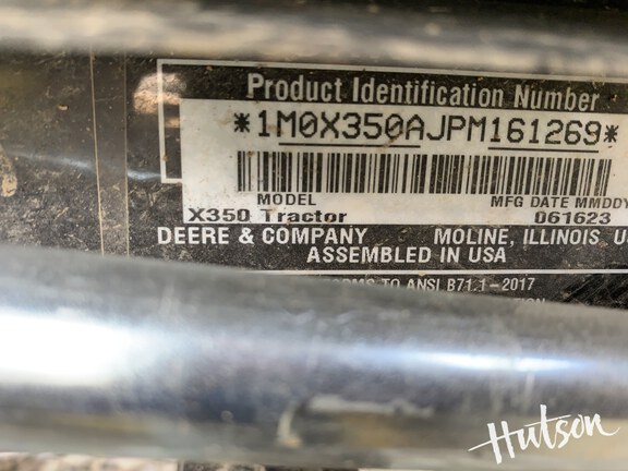 Photo of 2023 John Deere X350