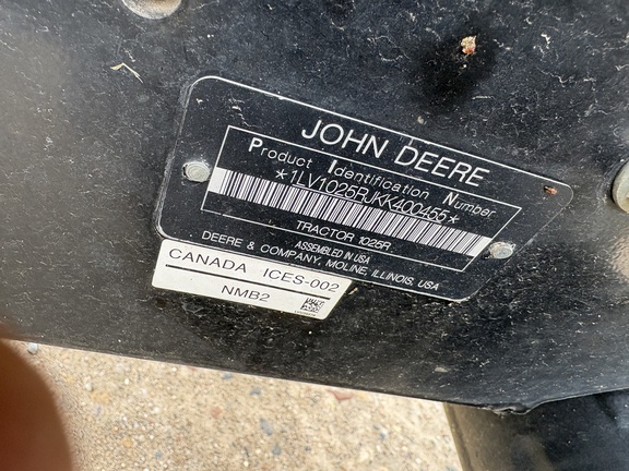 Photo of 2019 John Deere 1025R